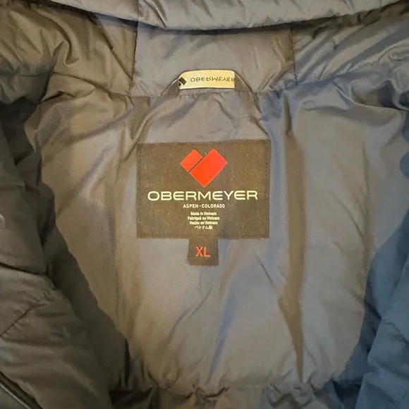 Obermeyer Klaus Down Puffy Jacket Size L - Picture 3 of 3